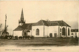 Clohars Carnoët * Place Et Vue Sur L'église Du Village - Clohars-Carnoët