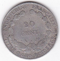 Indochine Française. 20 Cent 1927 . En Argent, Lec# 226 - French Indochina