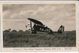 CPA Aviation Avion BREGUET Tout Acier Combat Biplace 600 CV Aero-photo Avia 15 - 1919-1938