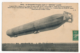 CPA Aviation Avion Dirigeable Français Rigide Le SPIESS Modifié - ....-1914: Précurseurs