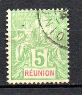 Col24 Colonies Réunion N° 46 Oblitéré Cote 2,00€ - Used Stamps