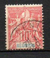 Col24 Colonies Réunion N° 47 Oblitéré Cote 6,00€ - Used Stamps