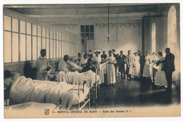 CPA 21 DIJON Hôpital Général Salle Des Blessés N°1 - Dijon