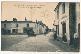 CPA 44 LA CHAPELLE HEULIN Vue Prise De La Place De L'Eglise - Sonstige & Ohne Zuordnung