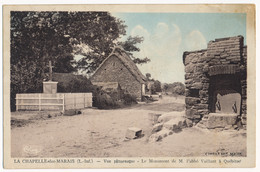 CPA 44 LA CHAPELLE DES MARAIS Vue Pittoresque Le Monulment De L'abbé Vaillant  à Québitre - Sonstige & Ohne Zuordnung