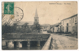 CPA 55 REFFROY Rue Basse - Autres & Non Classés