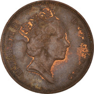 Monnaie, Grande-Bretagne, Elizabeth II, 2 Pence, 1989, TTB+, Bronze, KM:936 - 2 Pence & 2 New Pence