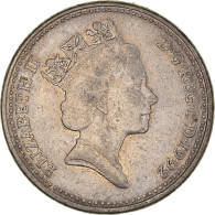 Monnaie, Grande-Bretagne, Elizabeth II, 10 Pence, 1992, TB+, Cupro-nickel - 10 Pence & 10 New Pence