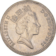 Monnaie, Grande-Bretagne, Elizabeth II, 10 Pence, 1992, TTB+, Cupro-nickel - 10 Pence & 10 New Pence