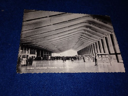 CARTOLINA ROMA- STAZIONE TERMINI- BIGLIETTERIA- VIAGGIATA 1954 - Stazione Termini