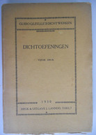 GUIDO GEZELLE 's DICHTWERKEN - DICHTOEFENINGEN - 1930 Brugge Kortrijk Roeselare - Dichtung