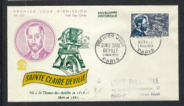 FRANCE 1955: FDC Du Y&T 1015 - 1950-1959
