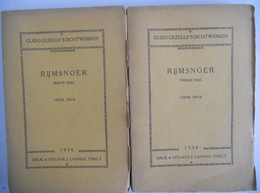 GUIDO GEZELLE 's DICHTWERKEN - RIJMSNOER - 2 Delen 1930 Brugge Roeselare Kortrijk - Poesía