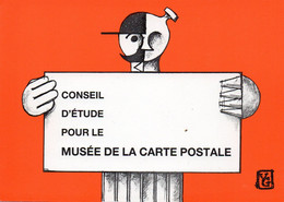 CPM - J - ILLUSTRATEUR VASCO GASQUET - CONSEIL D'ETUDE POUR LE MUSEE DE LA CARTE POSTALE - Contemporary (from 1950)