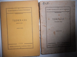 GUIDO GEZELLE 's DICHTWERKEN TIJDKRANS 2 Delen 1925/30 Brugge Kortrijk Roeselare - Poesía