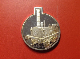 MEDAILLE ERSTE EISENBAHN IN DEUTSCHLAND ADLER 1835 - Souvenirmunten (elongated Coins)