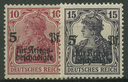 Deutsches Reich 1919 Kriegsbeschädigtenhilfe 105/06 Postfrisch - Neufs