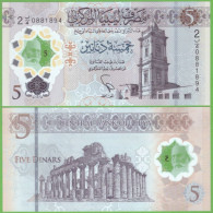 LIBYA 5 DINARS 2021  P-86  UNC - Libya