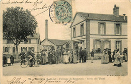 Salbris * 1905 * Fabrique De Bonneterie , Sortie De L'usine * Ouvriers Ouvrières - Salbris