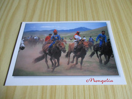 Mongolie - Course De Chevaux. - Mongolia