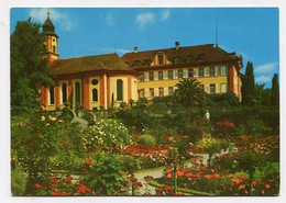 AK 039515 GERMANY - Insel Mainau Im Bodensee - Rosengarten Mit Schloß Und Kirche - Konstanz
