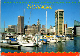 Maryland Baltimore View Of Skyline & Inner Harbor - Baltimore