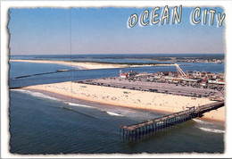 Maryland Ocean CIty View Of Boardwalk And Pier - Ocean City