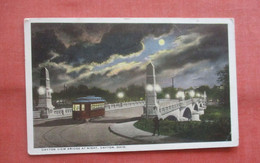 Night View Trolley  Bridge.   Dayton Ohio > Dayton   Ref 5509 - Dayton