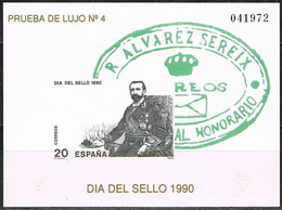 P0020# España 1990. PA. Día Del Sello (M) - ED P20 - Ensayos & Reimpresiones