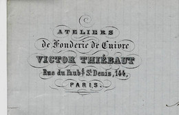 1867 UNE DES + IMPORTANTES FONDERIES D ART THIEBAUT à PARIS Pour SCHNEIDER LE CREUSOT VOIR SCANS+HISTORIQUE - 1800 – 1899