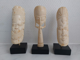 Lot De Petits Masques Africains - African Art