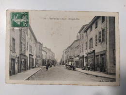 CPA 01 TREVOUX GRANDE RUE - Trévoux