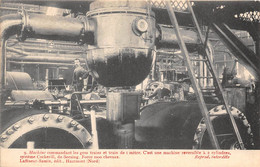 59-HAUTMONT- LES FORGES- MACHINE COMMANDANT LES GROS TRAIN - Autres & Non Classés