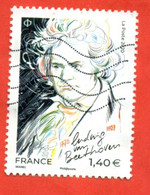 France 2020. The 250th Anniversary Of The Birth Of Ludwig Van Beethoven, 1770-1827. Used Stamp. - Used Stamps