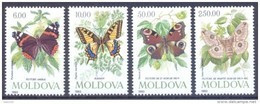 1993. Moldova, Butterflies Of Moldova, 4v, Mint/** - Moldova