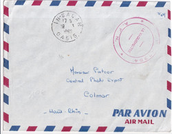 1960 - GUERRE ALGERIE - ENVELOPPE FM Par AVION De IN-SALAH OASIS ! => COLMAR - Guerra De Argelia