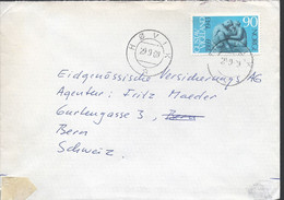 Noorwegen Brief Uit 1969 Met 1 Zegel Hovik 29-9-69 (5142) - Lettres & Documents