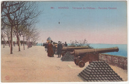 841. - MONACO -  Terrasse Du Chateau - Anciens Canons  - (1948) - Terrassen