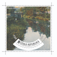 Czech Rep. / My Own Stamps (2020) 1007: City Plzen (1295-2020) - Pilsen (1905) Mill Drive, Park, Bridge - Unused Stamps
