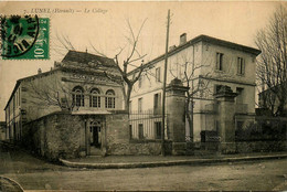 Lunel * Rue Et Vue Sur Le Collège * école Communale - Lunel