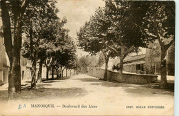 Manosque * Le Boulevard Des Lices - Manosque