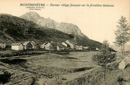 Montgenèvre * Vue Sur Le Village Avant La Frontière Italienne * Chemin - Other & Unclassified