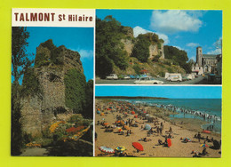 85 TALMONT SAINT HILAIRE N°1607 Et La Plage Du VEILLON Citroën DS GS Tube Renault 4L Camionnette Estafette PUB Océanic - Talmont Saint Hilaire