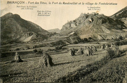 Briançon * Fort Des Têtes , Du Randouillet Et Village De Fontchristiane - Briancon