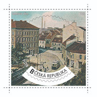 Czech Rep. / My Own Stamps (2020) 1012: City Plzen (1295-2020) - Pilsen (1903) Solms Street, Tram - Neufs