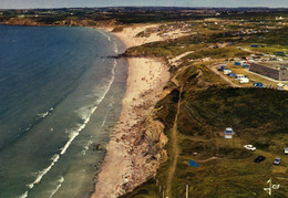 LE CONQUET  Plage Des Blancs Sablons à L'entrée De La Presqu'île De Kermorvan. - Le Conquet