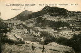 Briançon * Vue Sur La Ville Et Le Village Hameau De Ste Catherine - Briancon