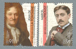 Portugal 30.09.2021  Mi.Nr. 4772 / 73 , Jean De La Fontaine + Marcel Proust - Schriftsteller - Postfrisch / MNH / (**) - Neufs