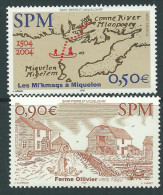 St Pierre Et Miquelon N° 814 + 818  XX  Les 2 Valeurs Sans Charnière,TB - Gebruikt