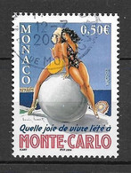 Timbres Oblitérés De Monaco N°2438 Yt, 2004, Europa, Femmes En Maillot De Bain - Usados